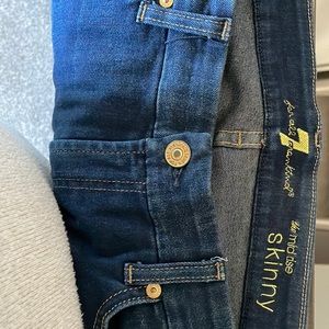 Seven mid rise skinny jeans